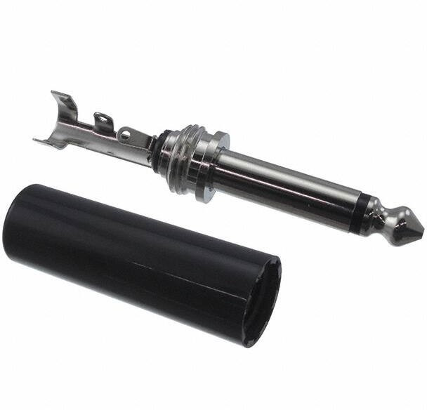 MP-6320A, Phone Connectors mono plug 6.3mm 2conductor Cable mnt MP-6320A, Phone Connectors mono plug 6.3mm 2conductor Cable mnt