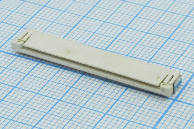Гнездо FPC, P1,0, 30HP, шлейф, FPC-30, SMD; №9654 гн FPC\P1,0\30HP\ шлейф\FPC-30\SMD