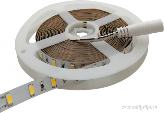 00-311 Светодиодная лента 24В, ПРО, 22Вт/м, smd5630, 60д/м, IP20, 2000Лм/м, подложка 10мм, 5м, 3000К
