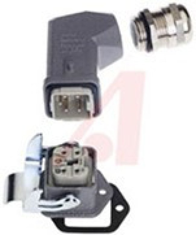 1411356, Connector Set, 10 Way, 20A, Female, Male, HC, Panel Mount, 250 V ac