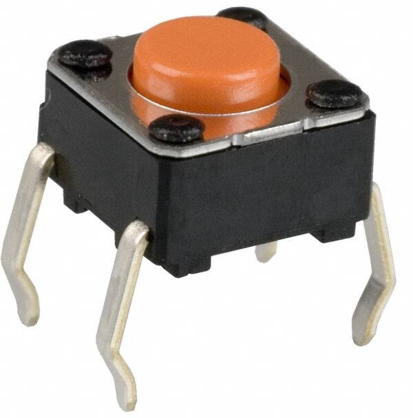 B3F-1005, Микропереключатель TACT, SPST-NO, Пол: 2, 0,05A/24ВDC, THT, нет B3F-1005, Микропереключатель TACT, SPST-NO, Пол: 2, 0,05A/24ВDC, THT, нет