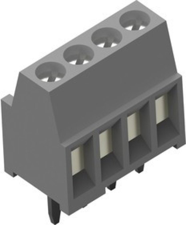 1546215-2, Клеммная колодка типа провод к плате, 2.54 мм, 2 вывод(-ов), 30 AWG, 16 AWG, 1.4 мм², Винт