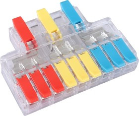 081-19-076, Строительно-монтажная клемма разветвительная LT-639 (0,1-6,0мм2, 32А) (3шт./уп.) HLT