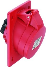 Розетка фланцевая угловая 20гр. 3P 16A 230V, IP44 F31S220