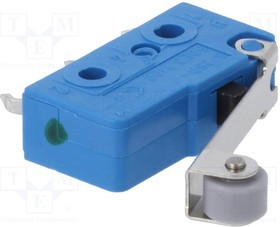 1050.7702, Микропереключатель SNAP ACTION, с рычагом (с роликом), SPDT