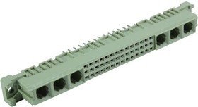 0903 242 6805, Разъем DIN 41612, Серия DIN 41612, 48 контакт(-ов), Гнездо, 2.54 мм, 3 ряда, a + b + c