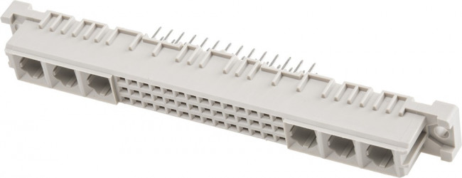 0903 242 6805, Разъем DIN 41612, Серия DIN 41612, 48 контакт(-ов), Гнездо, 2.54 мм, 3 ряда, a + b + c