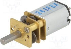 POLOLU-2383, Двигатель: DC, с редуктором, Medium Power, 6ВDC, 670мА, 210: 1