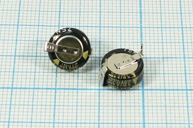 Ионистор, емкость 0,220Ф, напряжение 3,6 В, размер 10x5, +85C, выводы 2P5, EECRG0V224H