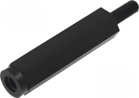 288X25, Дистанцирующая стойка с резьбой, шестигранная, полиамид, M5, M5