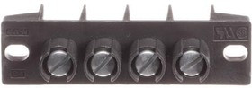 B484304, Conn Barrier Strip 4 POS 14.27mm Screw ST Panel Mount 50A