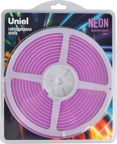 Гибкая светодиодная лента NEON ULS-N01-2835- 120LED/m-6mm- IP67-DC12V-9W/m-5M-PURPLE UL-00009089