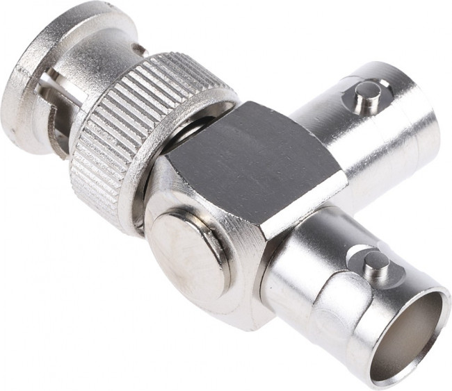 J01004A0616, Tee 50 RF Adapter BNC Plug to BNC Socket 4GHz