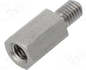 TFM-M6X15/DR249, Дистанцирующая стойка с резьбой, 15мм, Внутр.резьба: M6