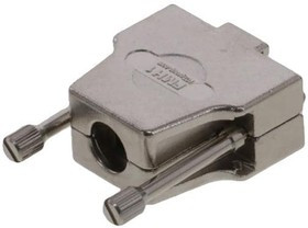172704-0183, D-Sub Backshells 15P Size 2 Hood Metal, Straight Out