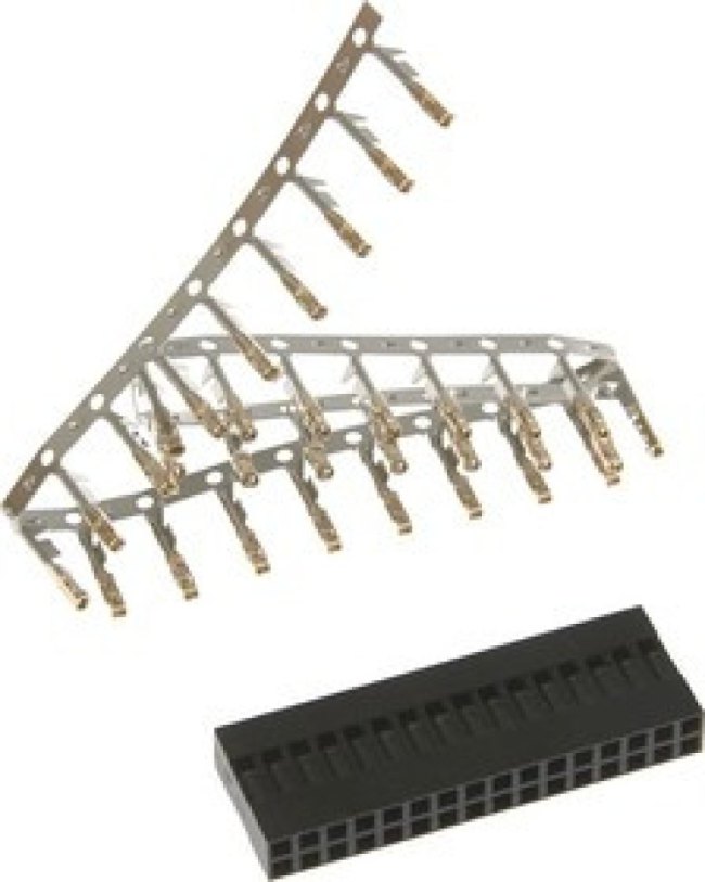 DS1071-2*16FCB, розетка на кабель 2,54мм 2ряда / BLD-32 (DS1071-2*16FCB)
