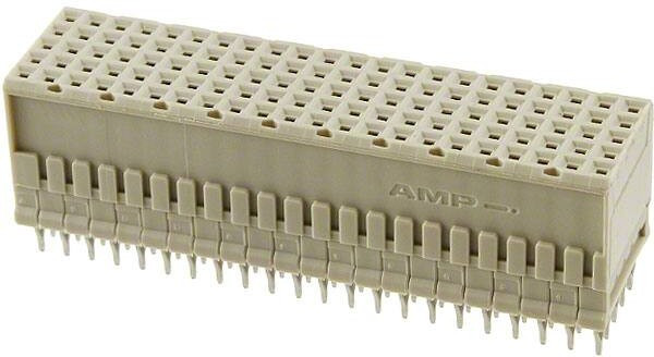 5352268-1, Z-PACK HM 2mm Pitch Hard Metric Type B Backplane Connector, Female, Straight, 22 Column, 5 Row, 110