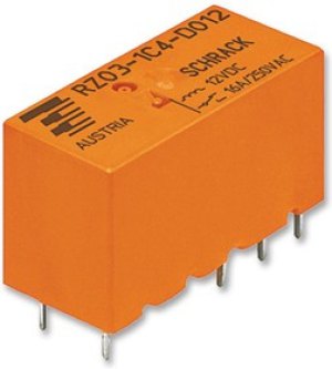 RZ01-1A4-D005, General Purpose Relays 1FormA-NO 5V 12A at 250V RZ01-1A4-D005, General Purpose Relays 1FormA-NO 5V 12A at 250V