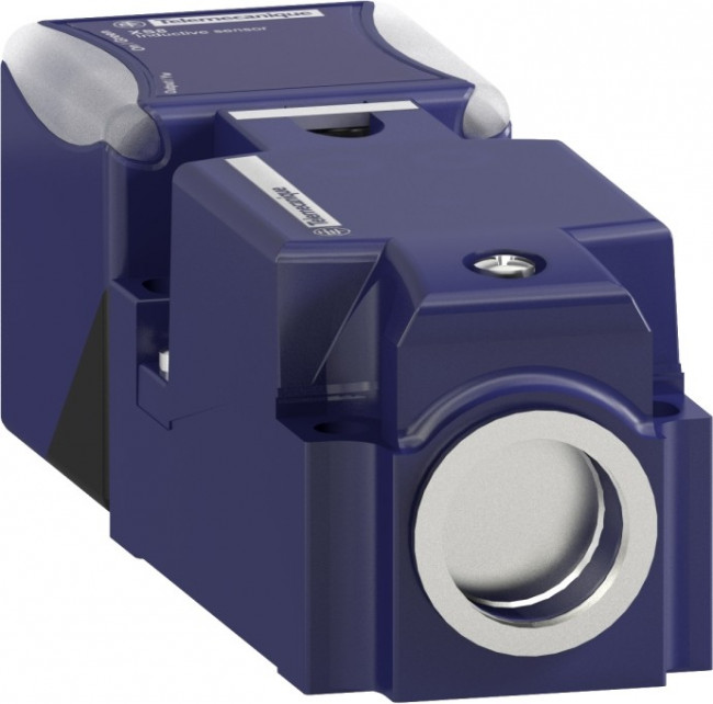 XS8C4A4MPP20, Индуктивный бесконтактный датчик, плоский, OsiSense XS, 40мм, PNP, 12 - 24В DC, M20