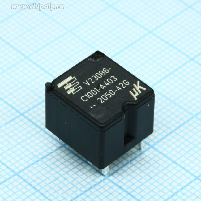 1393280-6 (V23086C1001A403), Реле 1 переключ. 12VDC, 30A/12VDC SPDT 1393280-6 (V23086C1001A403), Реле 1 переключ. 12VDC, 30A/12VDC SPDT