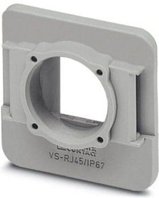 1689844, Modular Connectors / Ethernet Connectors VS08ARJ45MOD1RIP67 PANEL MT FRAME W/RND