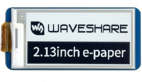 Pico-ePaper-2.13, E-Ink дисплей для Raspberry Pi Pico, 250×122px, Ч/Б, SPI
