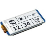 Pico-ePaper-2.13, E-Ink дисплей для Raspberry Pi Pico, 250×122px, Ч/Б, SPI
