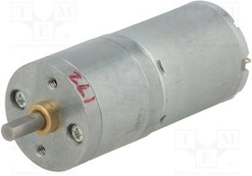 POLOLU-3232, Двигатель: DC, с редуктором, Medium Power, 12ВDC, 2,1А, 43об./мин.