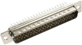 09564615700, D-Sub High Density Connectors 62P MALE STRT PCB THRU HOLE S4 PLATING