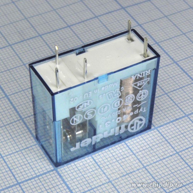 40.31.9.024.0000, Реле 1 переключ. 24VDC, 10A/230VAC SPDT