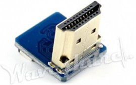 HDMI Adapter Vertical, HDMI-разъем для шлейфа 20-пин с шагом 0.5мм, угловой разъем HDMI Adapter Vertical, HDMI-разъем для шлейфа 20-пин с шагом 0.5мм, угловой разъем