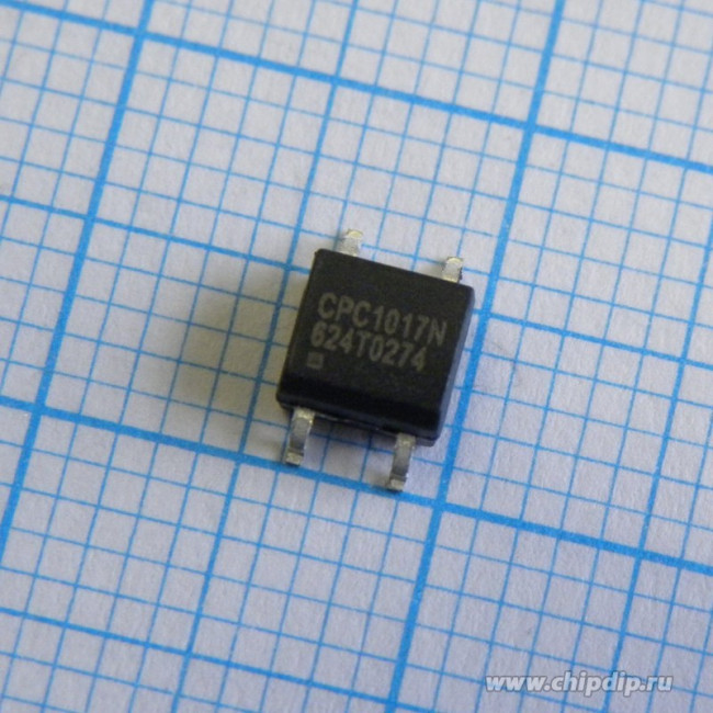 CPC1017NTR, Solid State Relay 50mA 1.5V DC-IN 0.1A 60V AC/DC-OUT 4-Pin SOP T/R