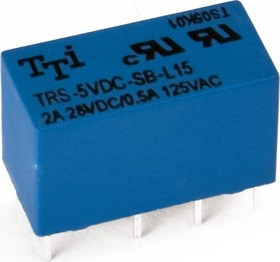 TRSB-24VDC-SB-L20-R, Реле сигнальное 24VDC / 2A 28VDC, 2 переключающих контакта