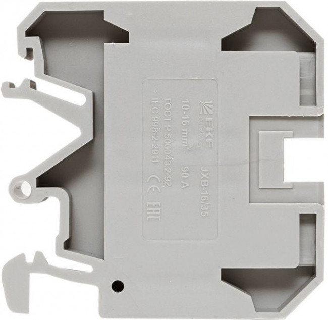 Колодка клеммная JXB-16/35 (90а) сер. EKF plc-jxb-16/35gy