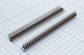 PLD2-80R (L-KLS1-207B-2-80-R1), штыри на плату двухрядные с шагом 2.0мм, прямой угол; № 2117 K шт PLD-2-2x40R\P2,0\80P\плат угл\L-KLS1-207B-