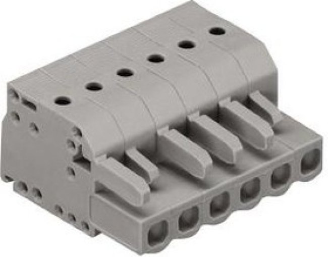 2231-103/026-000, Съемная клеммная колодка, 5 мм, 3 вывод(-ов), 24AWG до 12AWG, 2.5 мм², Вставной, 16 А 2231-103/026-000, Съемная клеммная колодка, 5 мм, 3 вывод(-ов), 24AWG до 12AWG, 2.5 мм², Вставной, 16 А