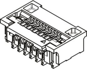 5020782510, Conn FPC Connector SKT 25 POS 0.25mm Solder RA SMD Easy-On™ T/R 5020782510, Conn FPC Connector SKT 25 POS 0.25mm Solder RA SMD Easy-On™ T/R