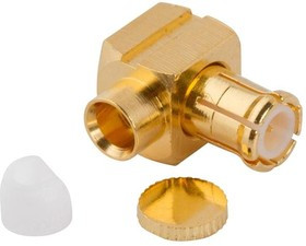 919-102P-51AX, RF Connectors / Coaxial Connectors R/A PLG .085S/R GLD