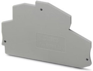 3038503, D-STTBS 2.5 Series End Cover for Use with Modular Terminal Block 3038503, D-STTBS 2.5 Series End Cover for Use with Modular Terminal Block