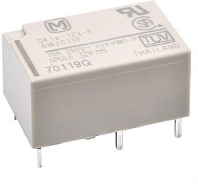 DK1A-24V-F, PCB Power Relay DK 1NO 10A DC 24V 2.88kOhm