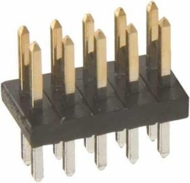 M50-3500542, Pin Header, Board-to-Board, 1.27 мм, 2 ряд(-ов), 10 контакт(-ов), Сквозное Отверстие