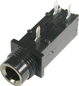 ST-008S-05 (М), Гнездо на плату моно 6.35мм