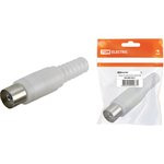 SQ1809-0011, Гнездо TV без пайки белое SQ1809-0011, Гнездо TV без пайки белое