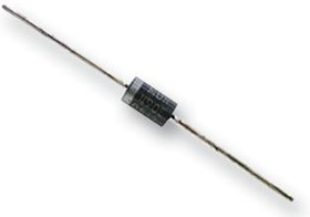 MUR105G, Быстрый / ультрабыстрый диод, 50 В, 1 А, Одиночный, 875 мВ, 35 нс, 35 А