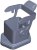 T1509031000-000, HEAVY DUTY HOUSING, 3A, 1LEVER, BULKHEAD T1509031000-000, HEAVY DUTY HOUSING, 3A, 1LEVER, BULKHEAD