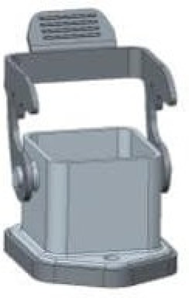T1509031000-000, HEAVY DUTY HOUSING, 3A, 1LEVER, BULKHEAD T1509031000-000, HEAVY DUTY HOUSING, 3A, 1LEVER, BULKHEAD