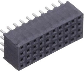 YTQ-104-01-L-Q, Board to Board & Mezzanine Connectors "2.00 mm FleXYZ High-Density Square Tail Socket Strip" YTQ-104-01-L-Q, Board to Board & Mezzanine Connectors "2.00 mm FleXYZ High-Density Square Tail Socket Strip"