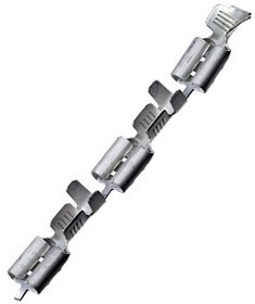 2-160256-2, Клеммы, под обжим, 600 V , замена 2-160256-2 FASTON 6,3мм гнездо 1.0-2.5 мм2