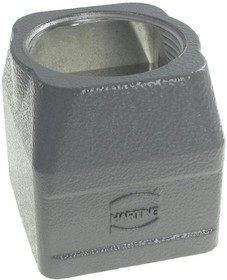 19140020402, Heavy Duty Power Connectors METAL HOOD HAN MODULAR TWIN