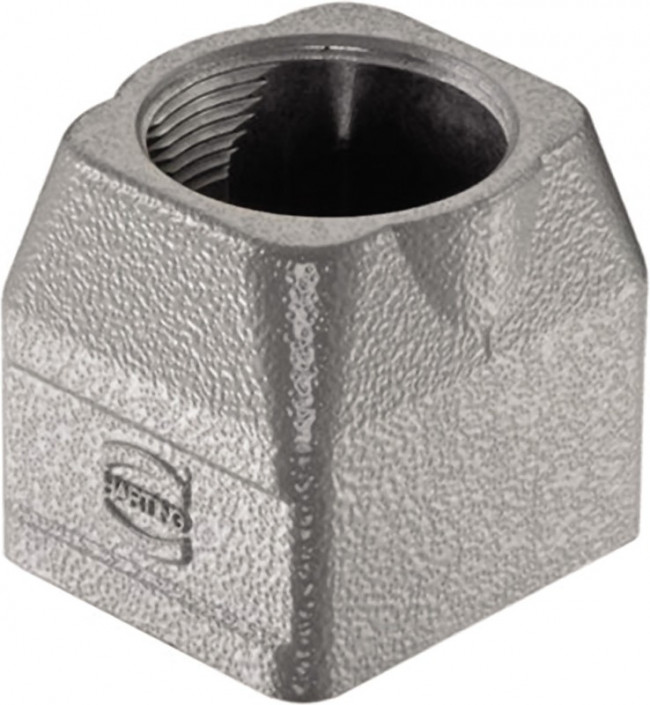 19140020402, Heavy Duty Power Connectors METAL HOOD HAN MODULAR TWIN